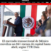 El mercado transaccional de Mxico moviliza un 84% menos de capital hasta abril, segn TTR Data